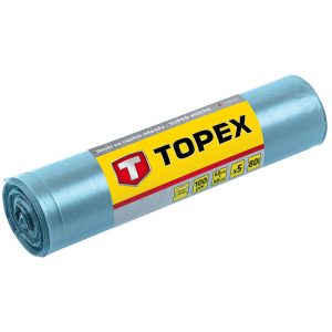 TOPEX Szemetesszák l Nagy teherbírású kék db méretek x cm vastagság mic LDPE folia
